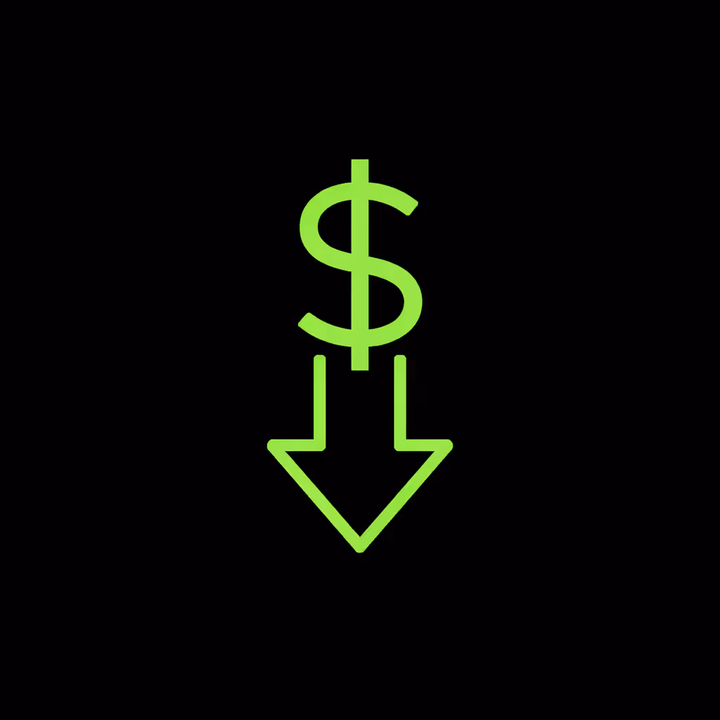 Revenue loss icon